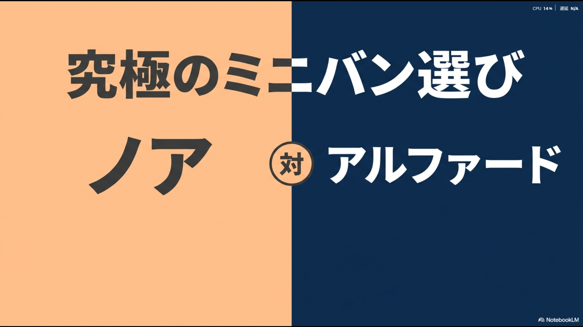 究極のミニバン選び、ノアとアルファードの徹底比較