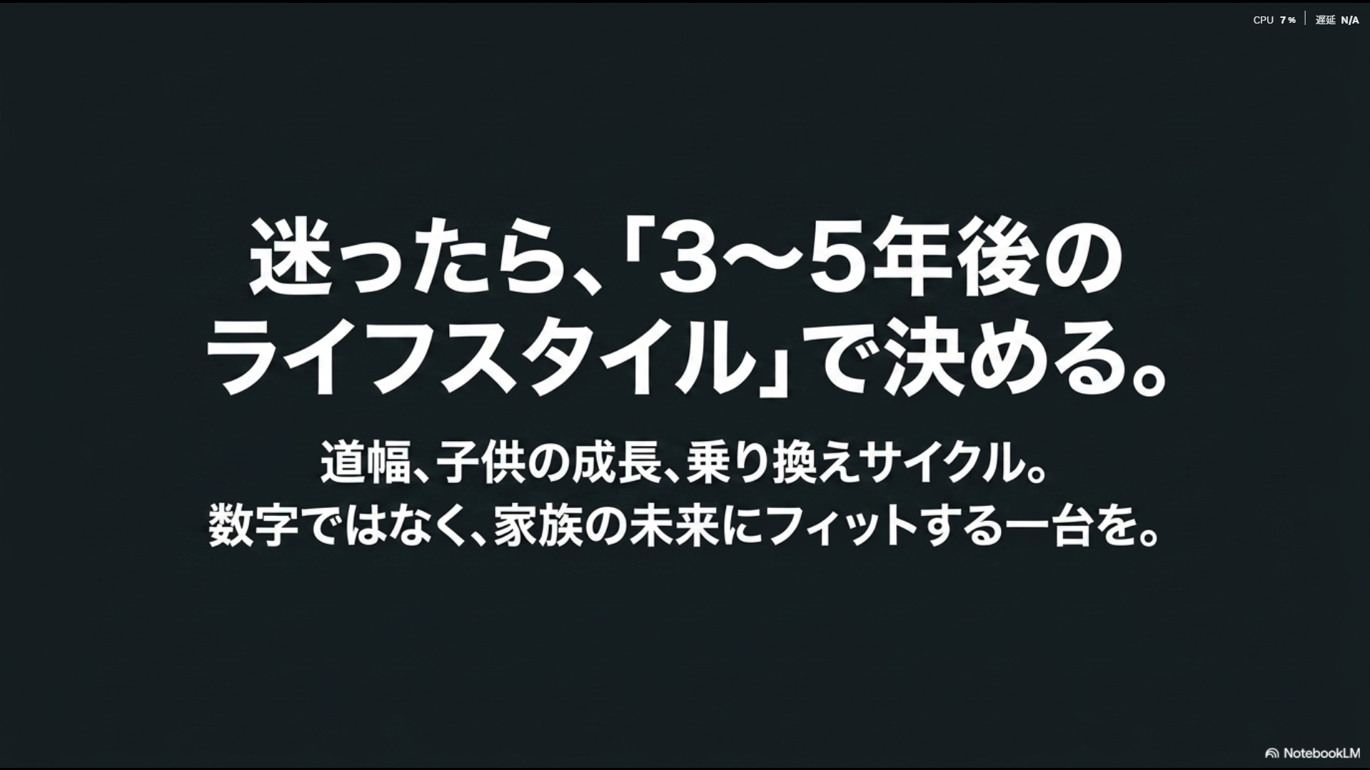 アルファードとノアで迷ったら、道幅や子供の成長、乗り換えサイクルなど、3年から5年後のライフスタイルに合わせて車を選ぶことが重要