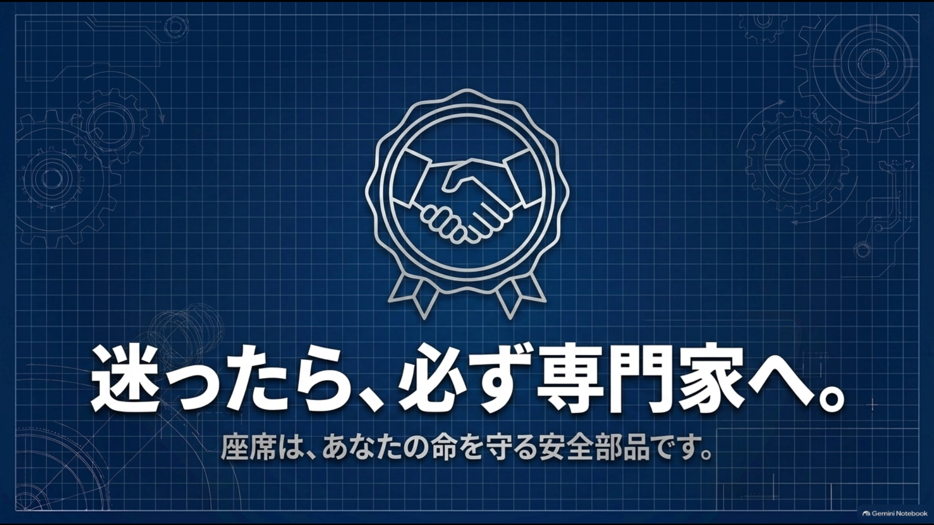 アルファードのシート交換や安全性の判断に迷った場合はディーラーや整備工場などの専門家へ相談することを促す図