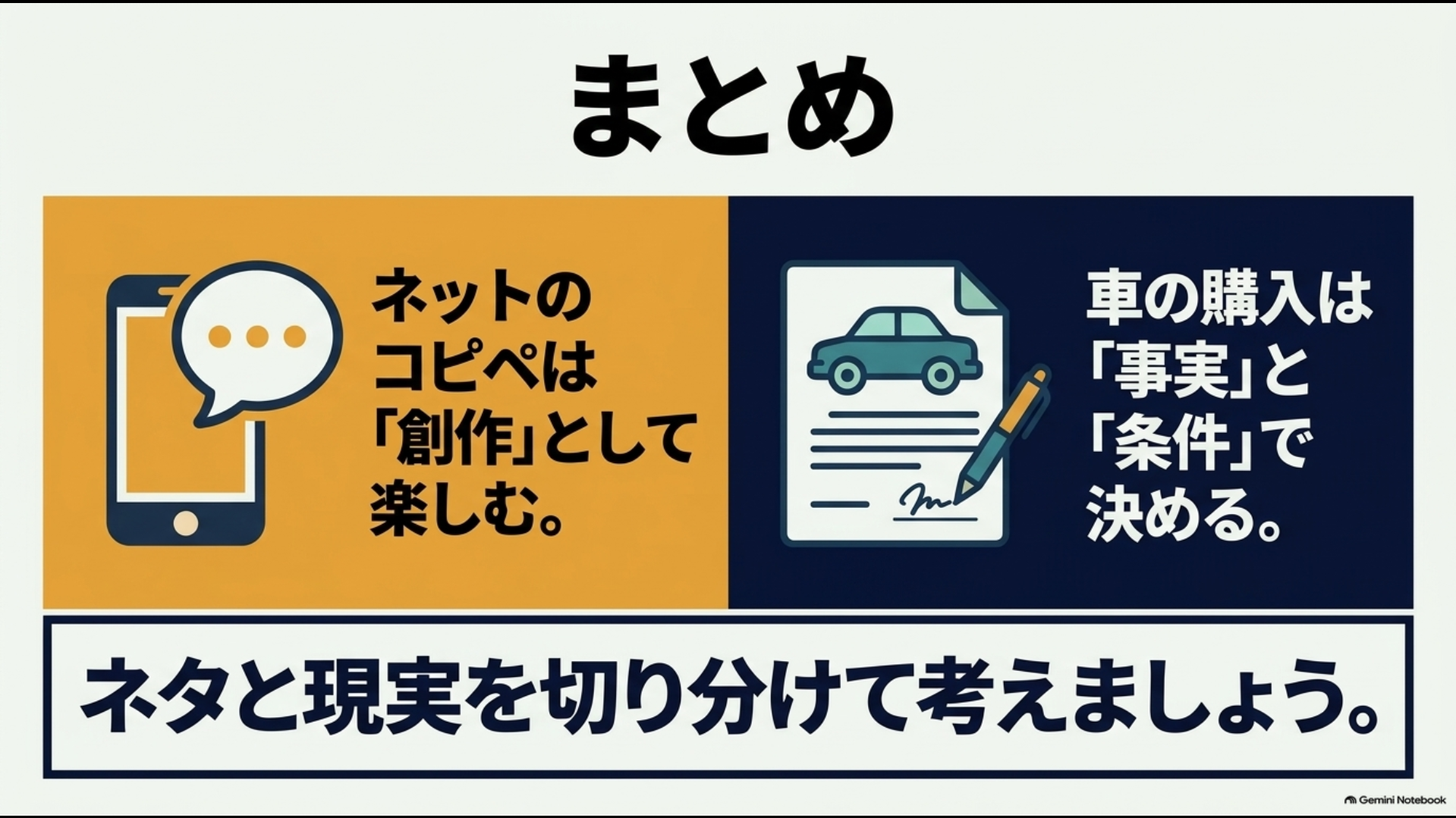 直4アルファードのコピペは創作として楽しみ実際の車選びは年式や型式などの事実と条件で判断するというまとめ