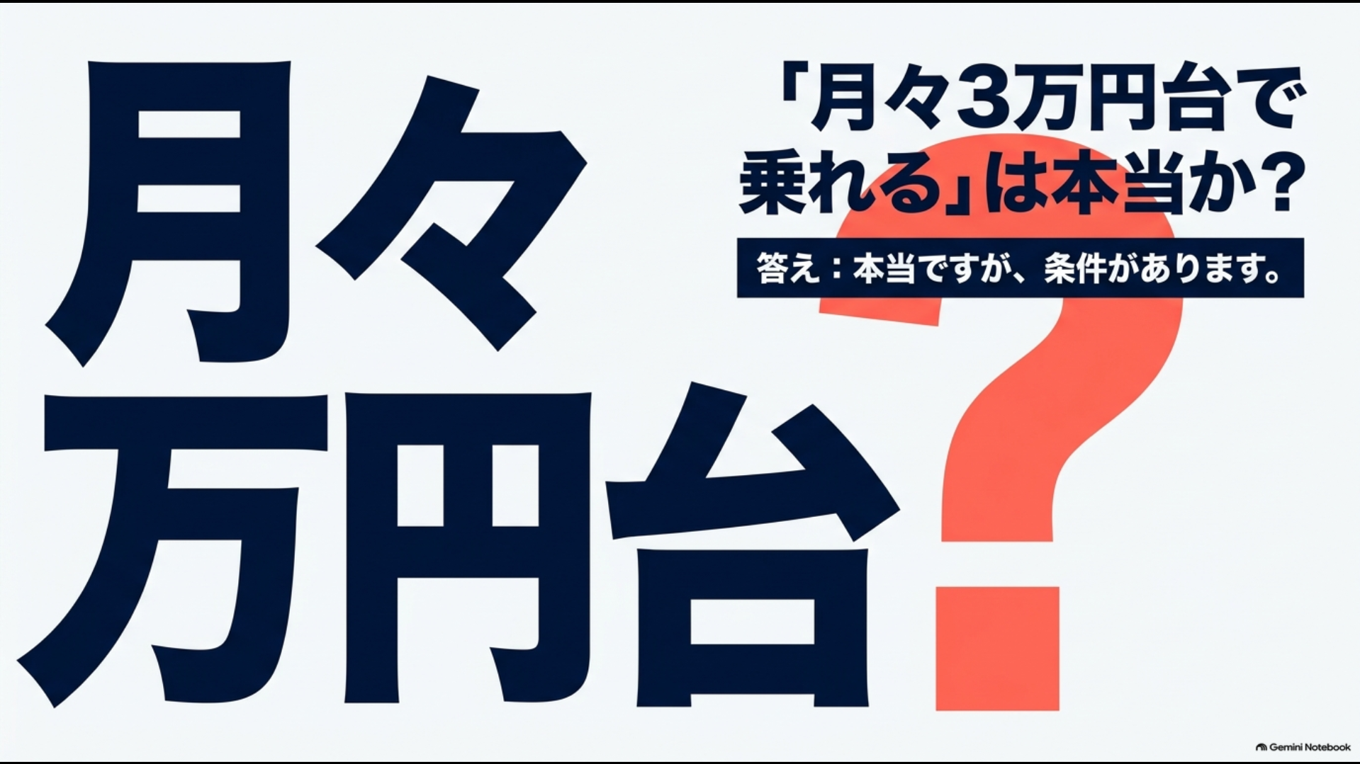 アルファードを残クレで月々3万円台で購入できる条件を示すイメージ